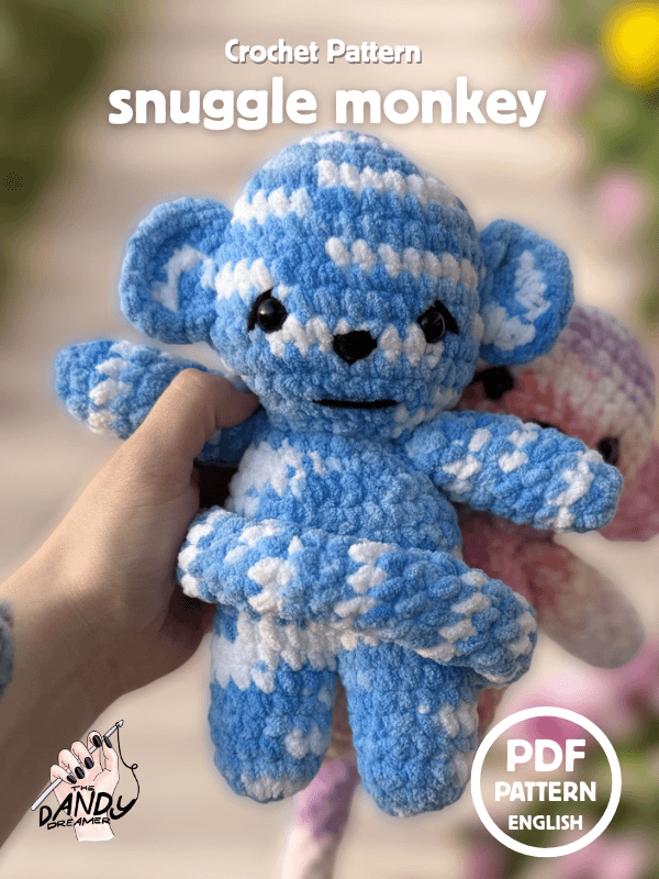 Snuggle Monkey Crochet Pattern | Digital PDF File product image (1)