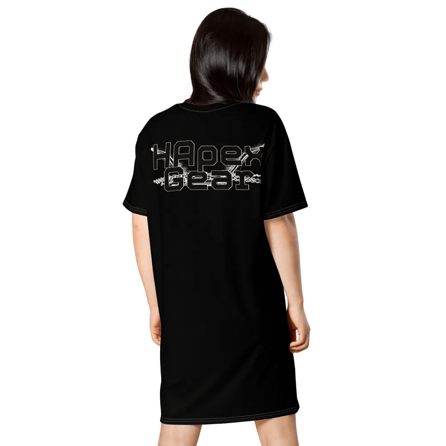 T-Shirt Dress - Black - Black HApex Gear Black Logo product image (2)