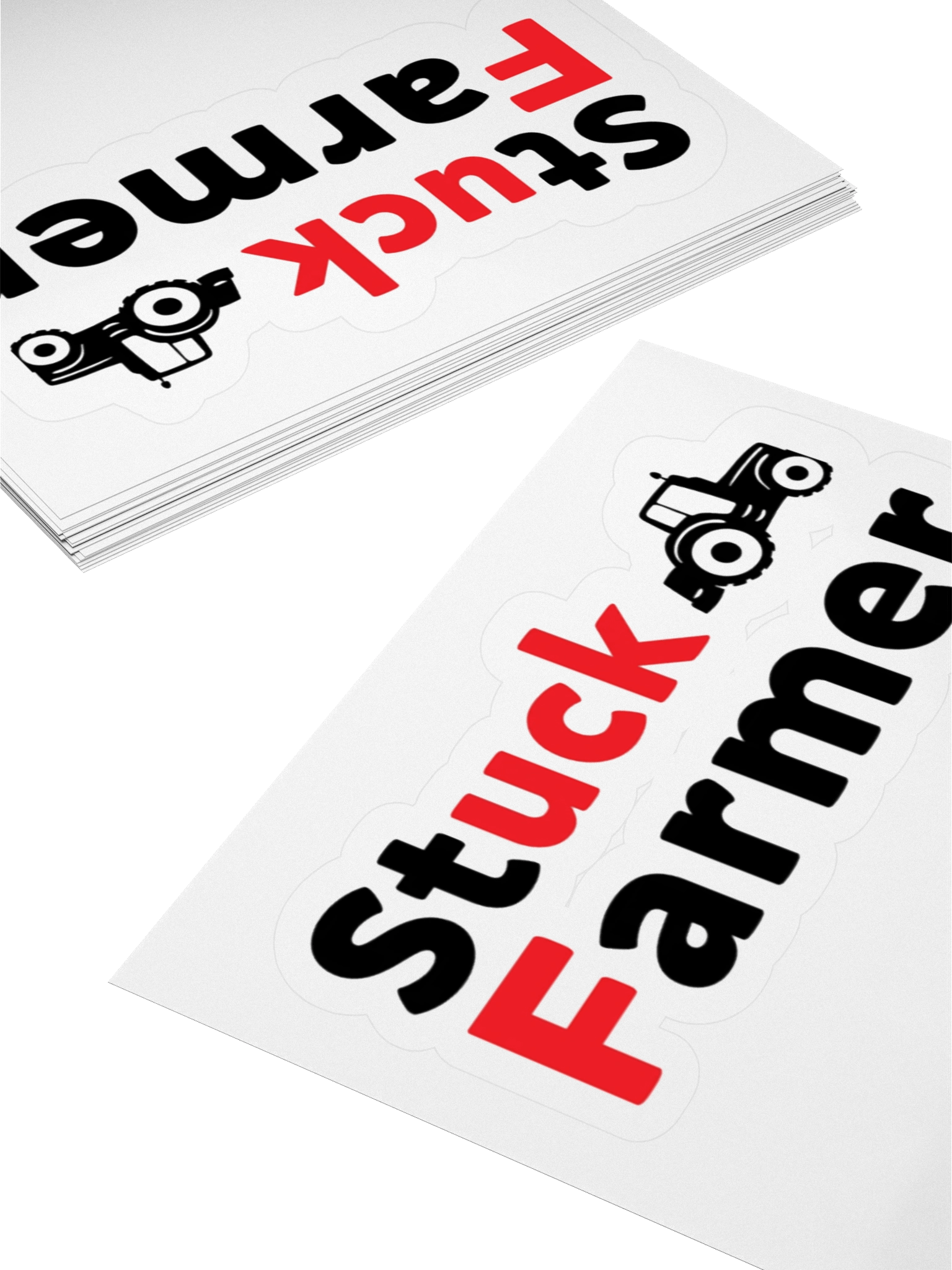Stuck farmer stickers product image (10)