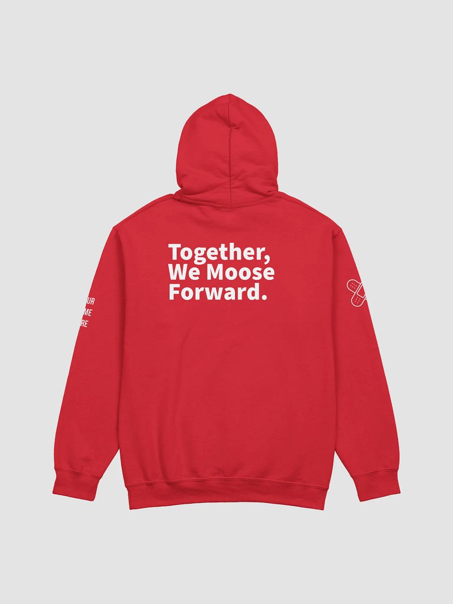 MooseFace Crest Bandaid Motivation Hoodie- Gildan product image (2)