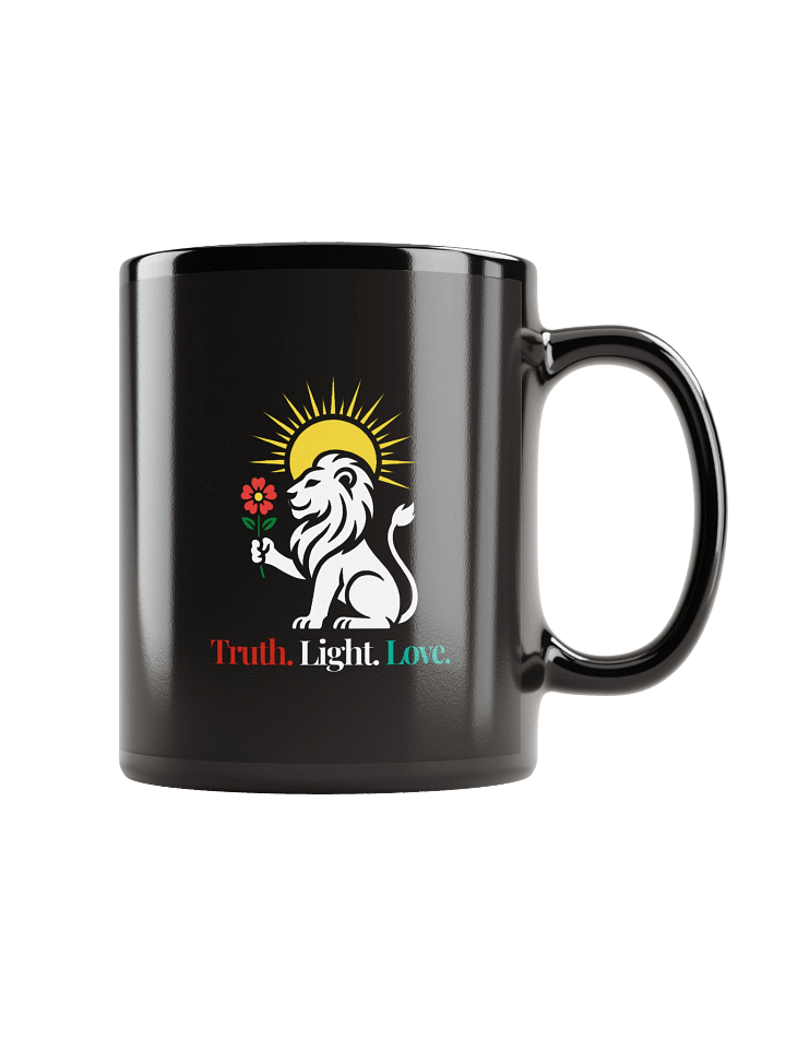 Truth Light Love - Black Mug (Style 1) product image (1)