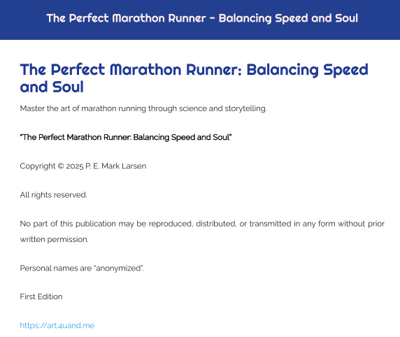 The Perfect Marathon Runner - Balancing Speed and Soul product image (2)