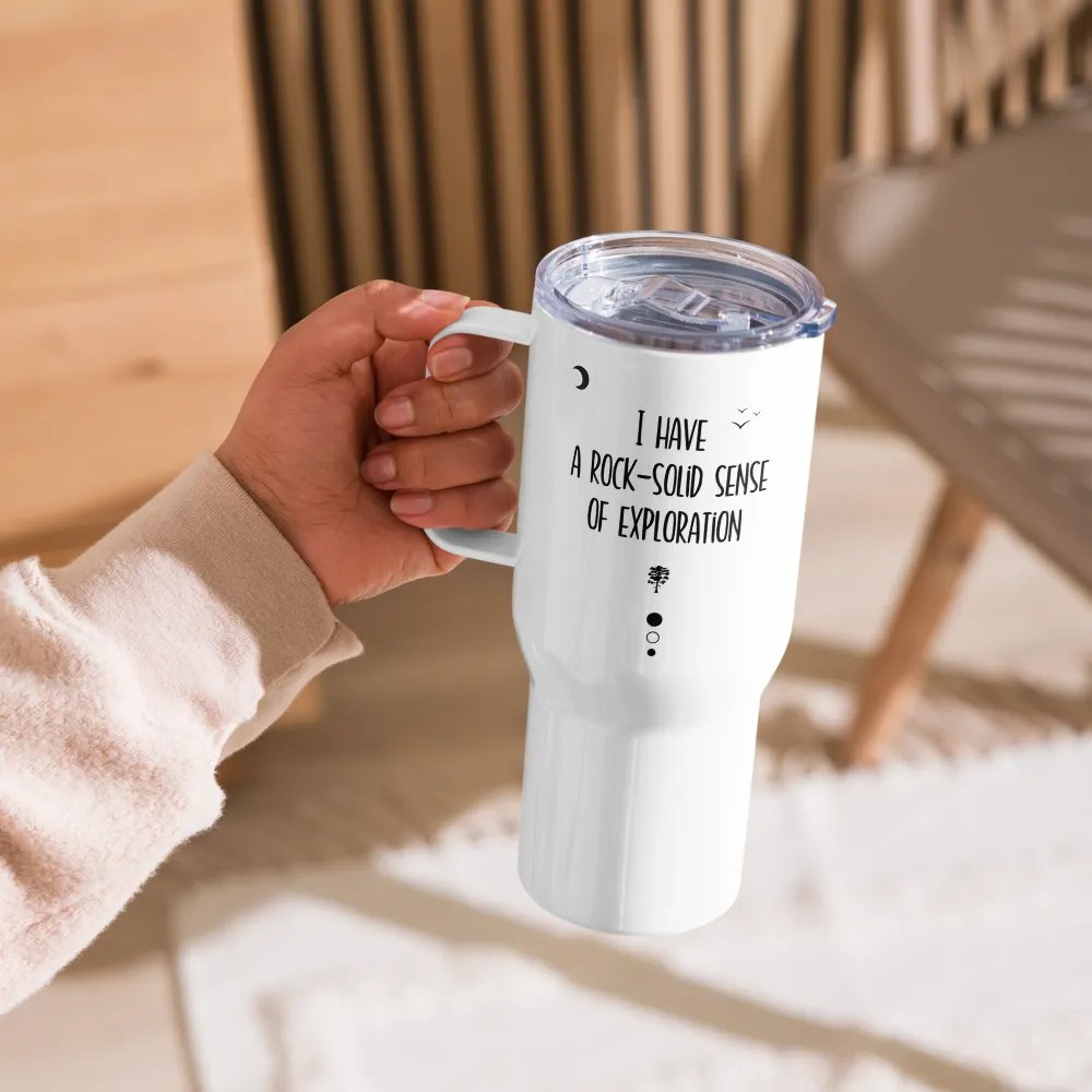 Travel tumbler with handle for a mountain hiker product image (6)