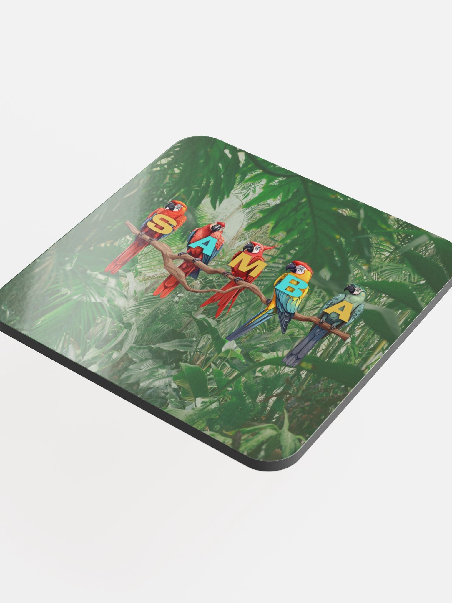 Samba Parrots • Beverage Coaster product image (4)