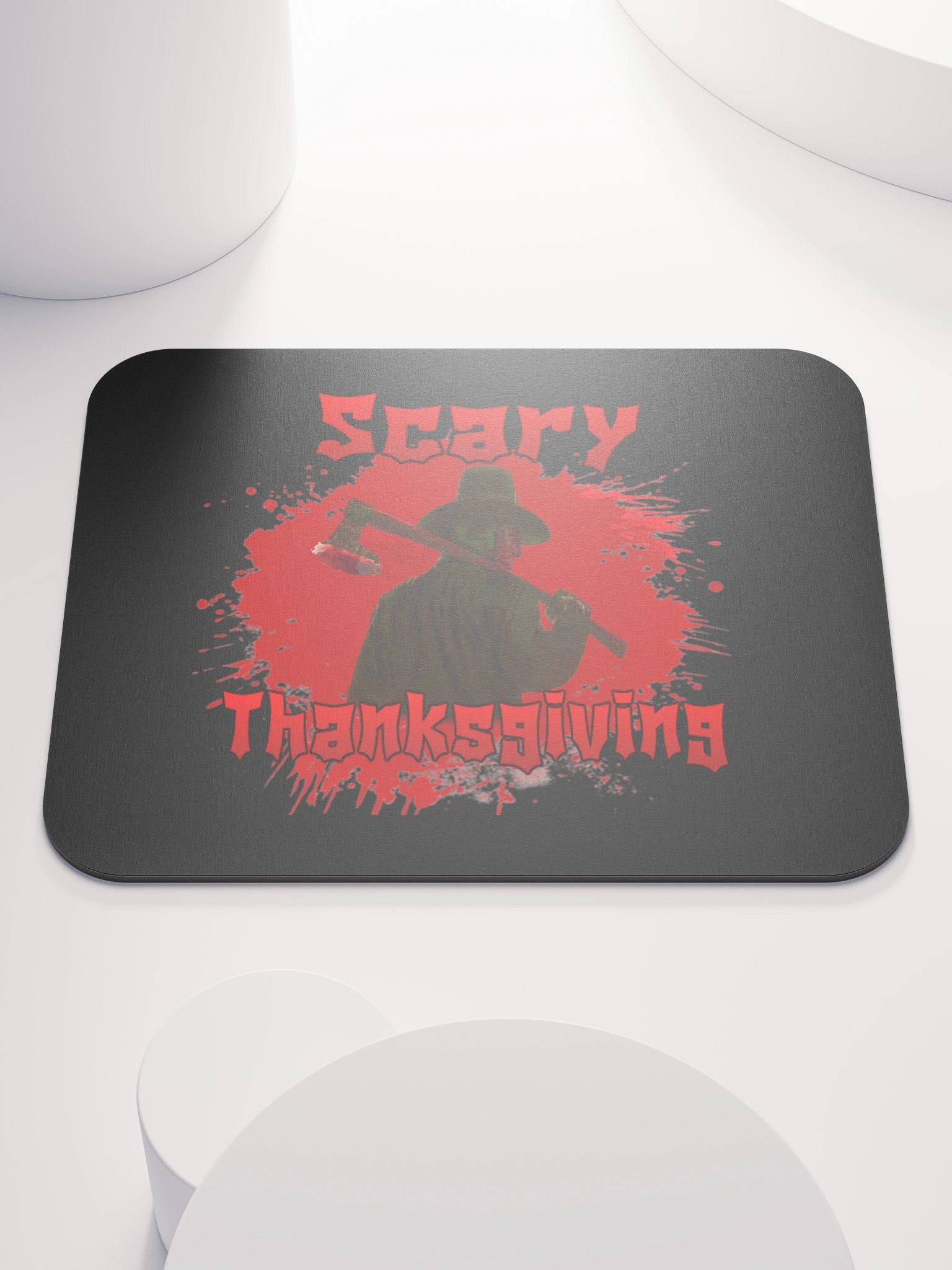 Scary Thanksgiving Mouse Pad product image (1)