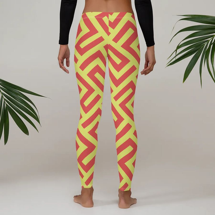 Customizable Geometric All-Over Leggings product image (4)