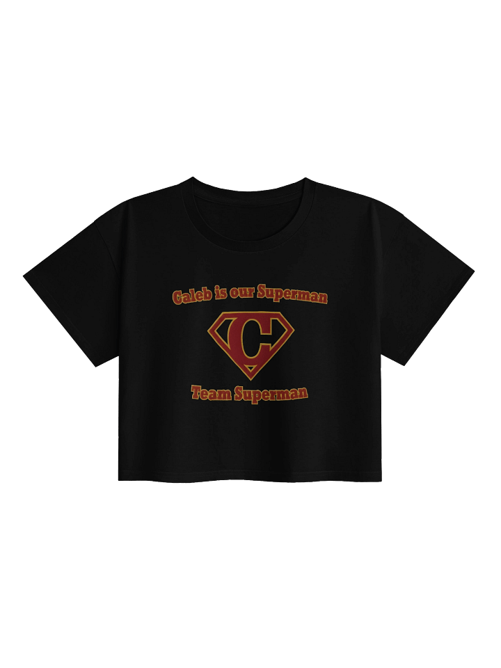Caleb's Superman Emblem Crop Top product image (1)