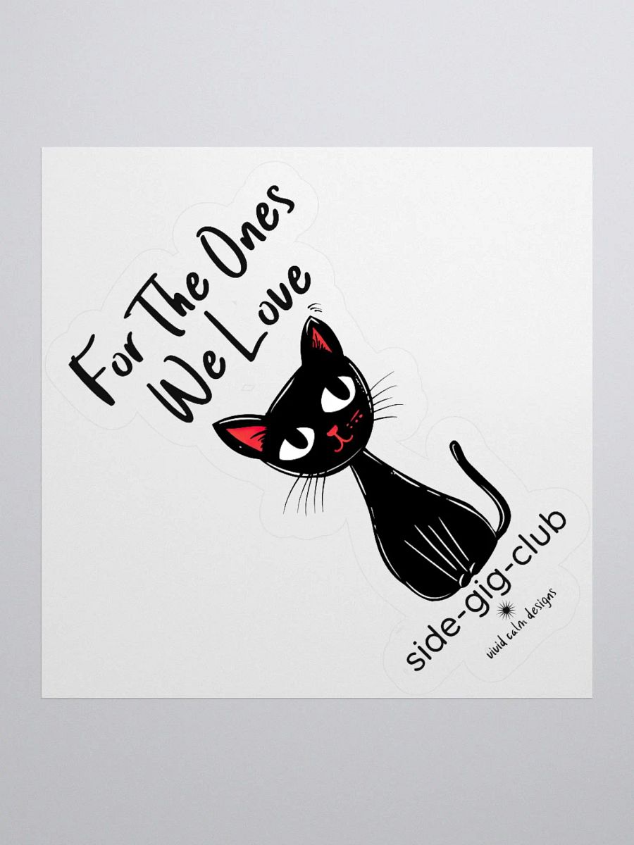 For the Ones We Love: Hustler's Cat Edition Kiss Cut Stickers product image (2)