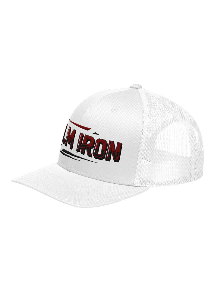Calm Iron — White Trucker Cap product image (2)