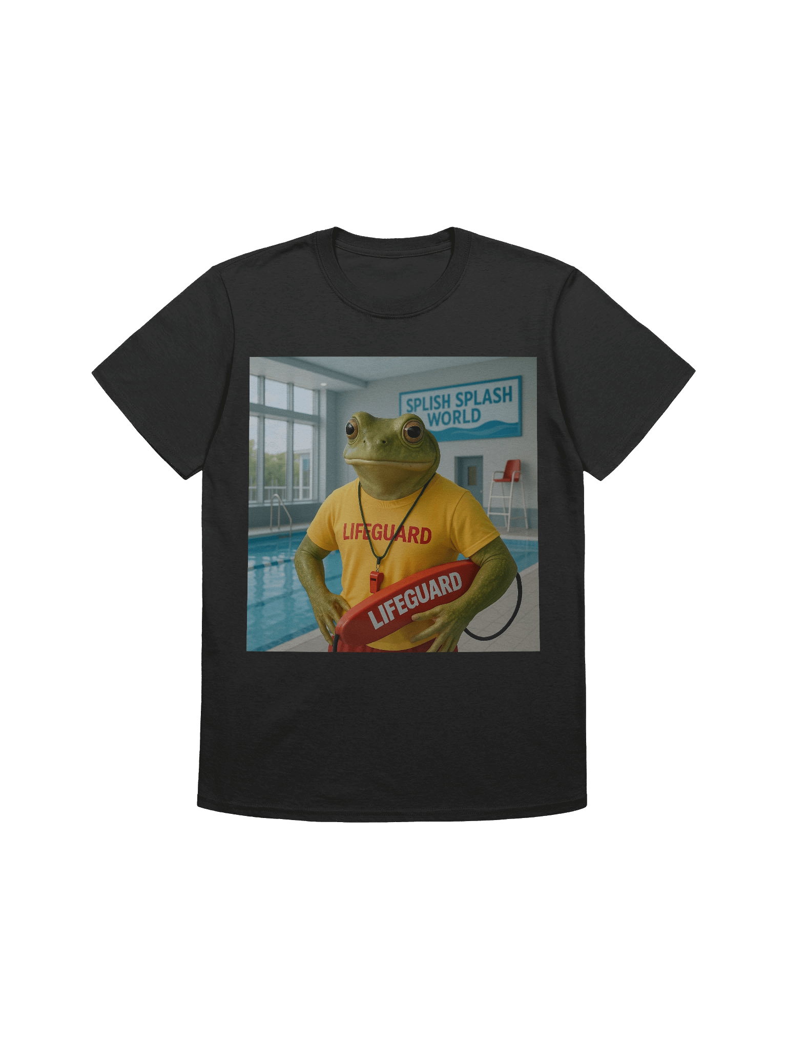 Splish Splash Lifeguard Frog T-Shirt product image (2)