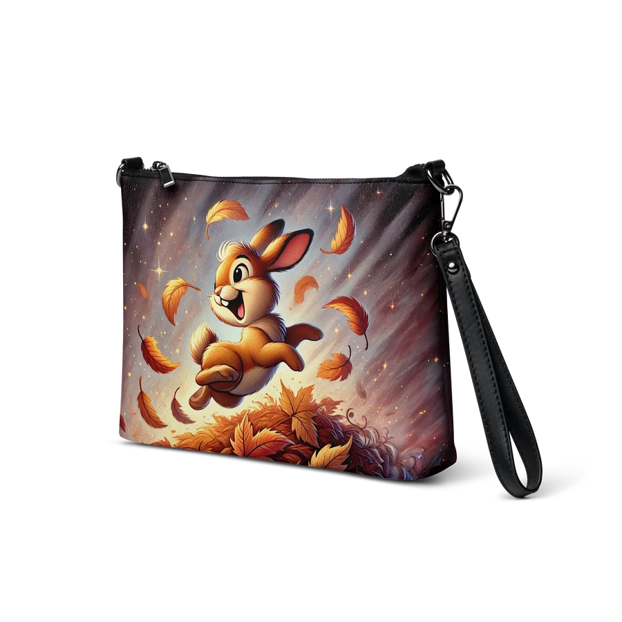 Autumn Leaves Bunny Rabbit Crossbody Bag - Whimsical Purse product image (15)