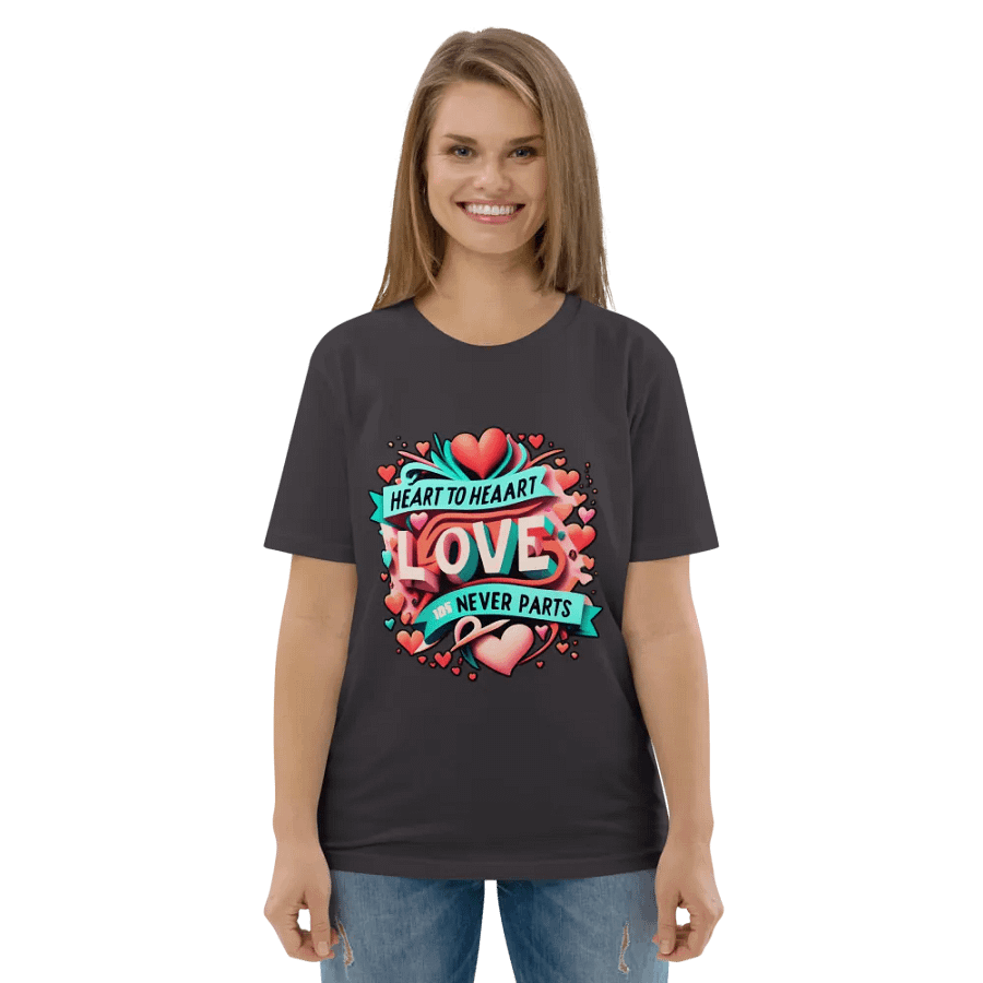 Heart to Heart, love never parts T-shirt product image (6)