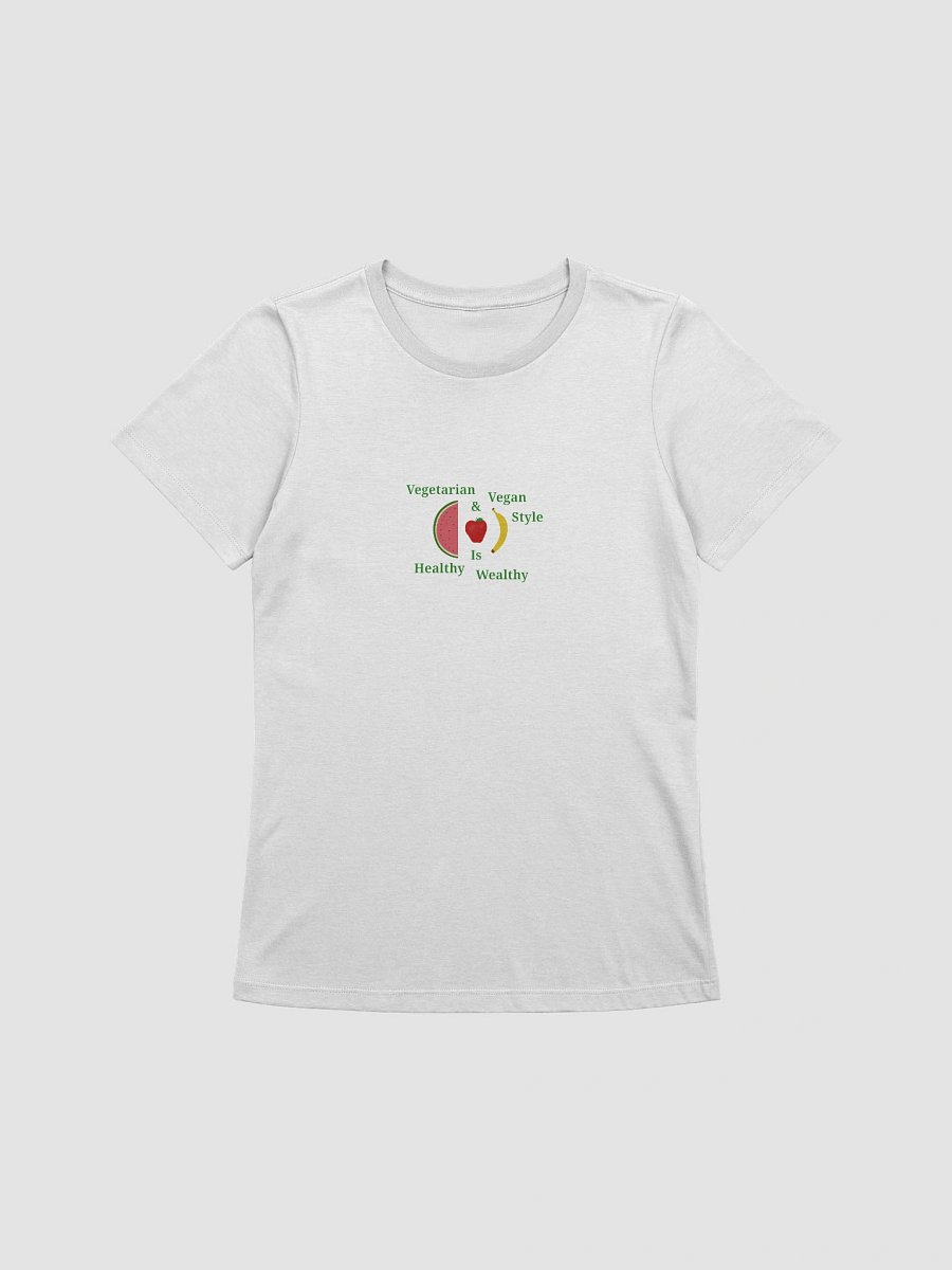 Healthy & Wealthy Vegetarian Style T-Shirt product image (1)