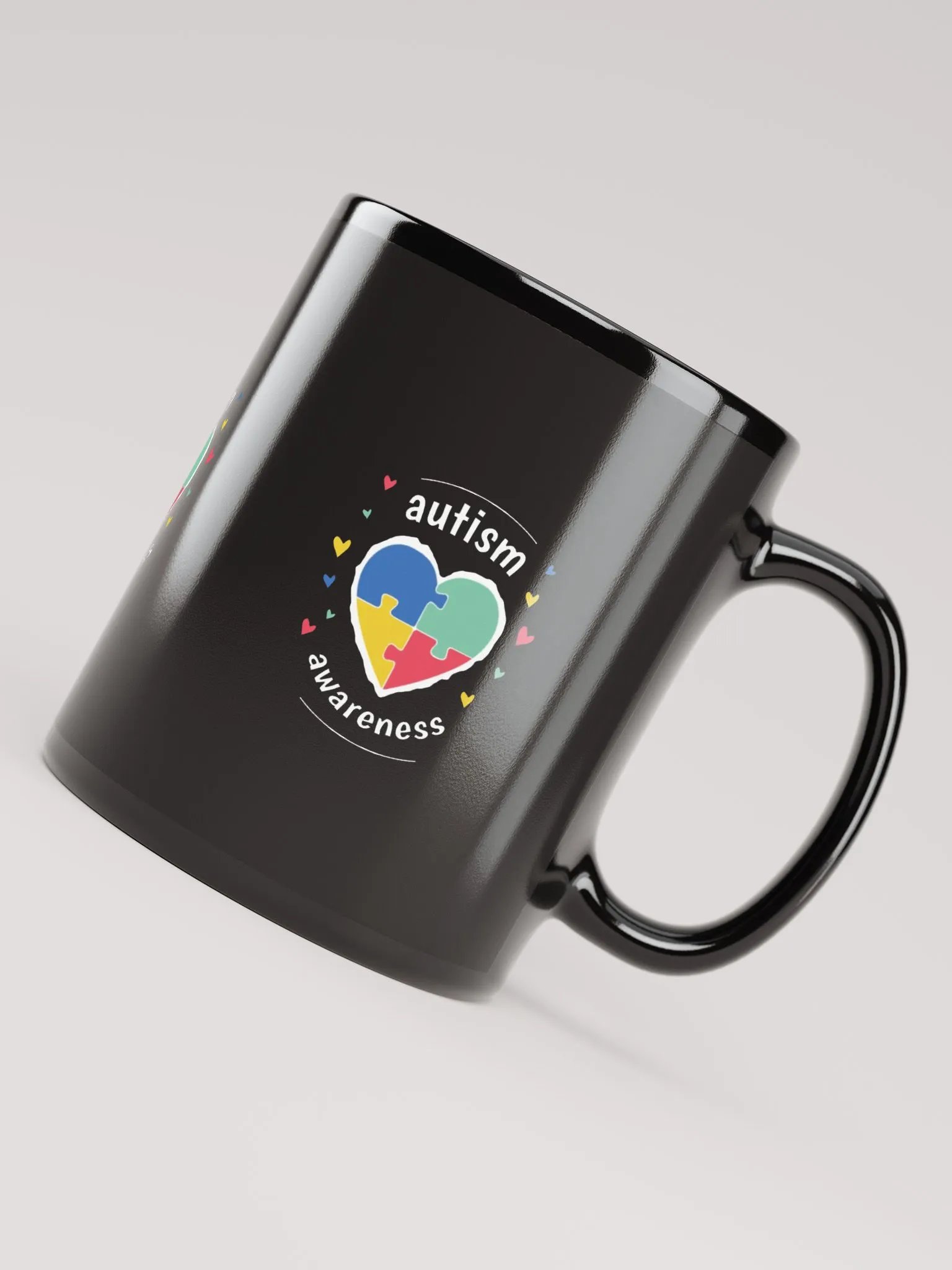 Interlocking Hearts Jigsaw Puzzle Mug product image (7)