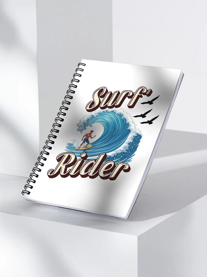 Surf Rider Wave Dreamer Spiral Notebook product image (2)