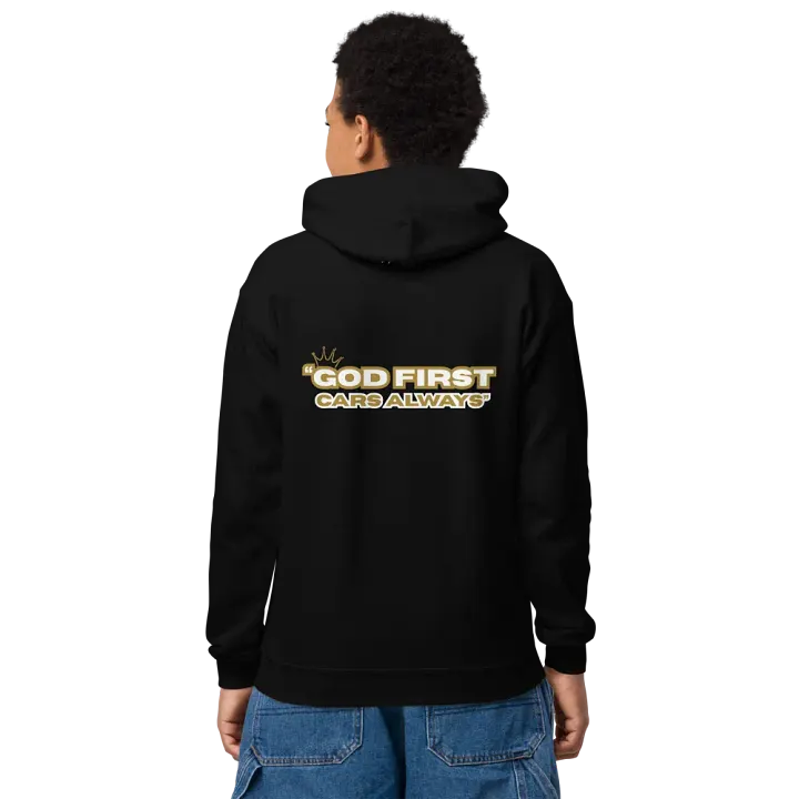 Branded GZ JEITEN 'DRIP' Hoodie (Youth) | "God First, Cars Always" Edition product image (2)