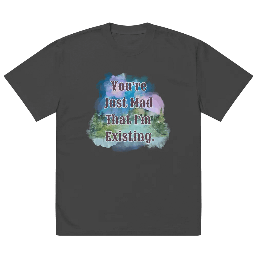 I'm Existing Oversized T-Shirt product image (3)