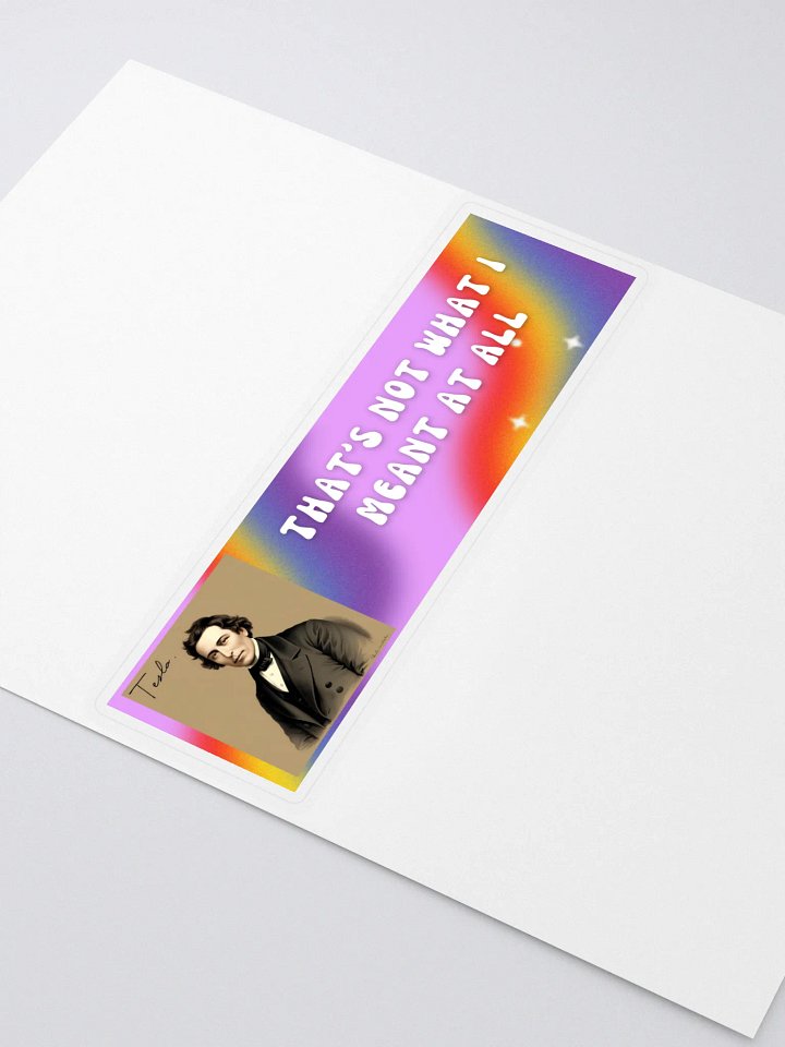 Tesla bumper sticker product image (2)