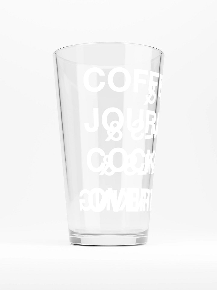 Pint Glas for Overthinking product image (2)