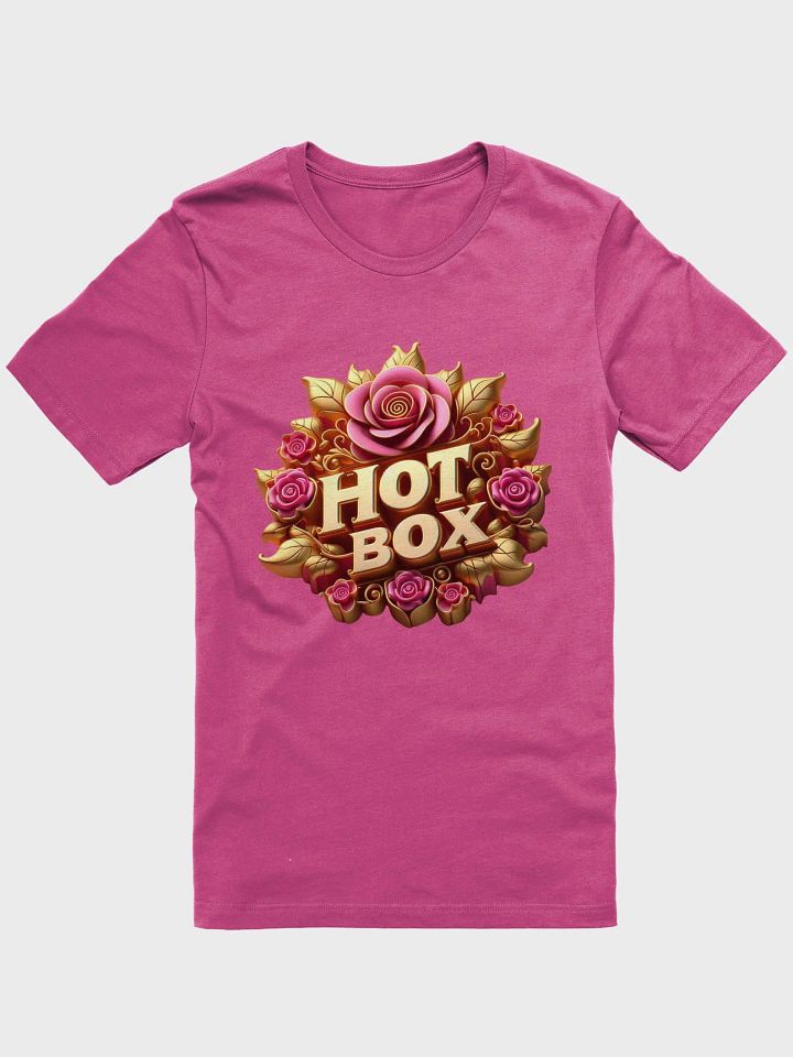 HOT BOX FAM GOLD ROSE LOGO TEE product image (5)