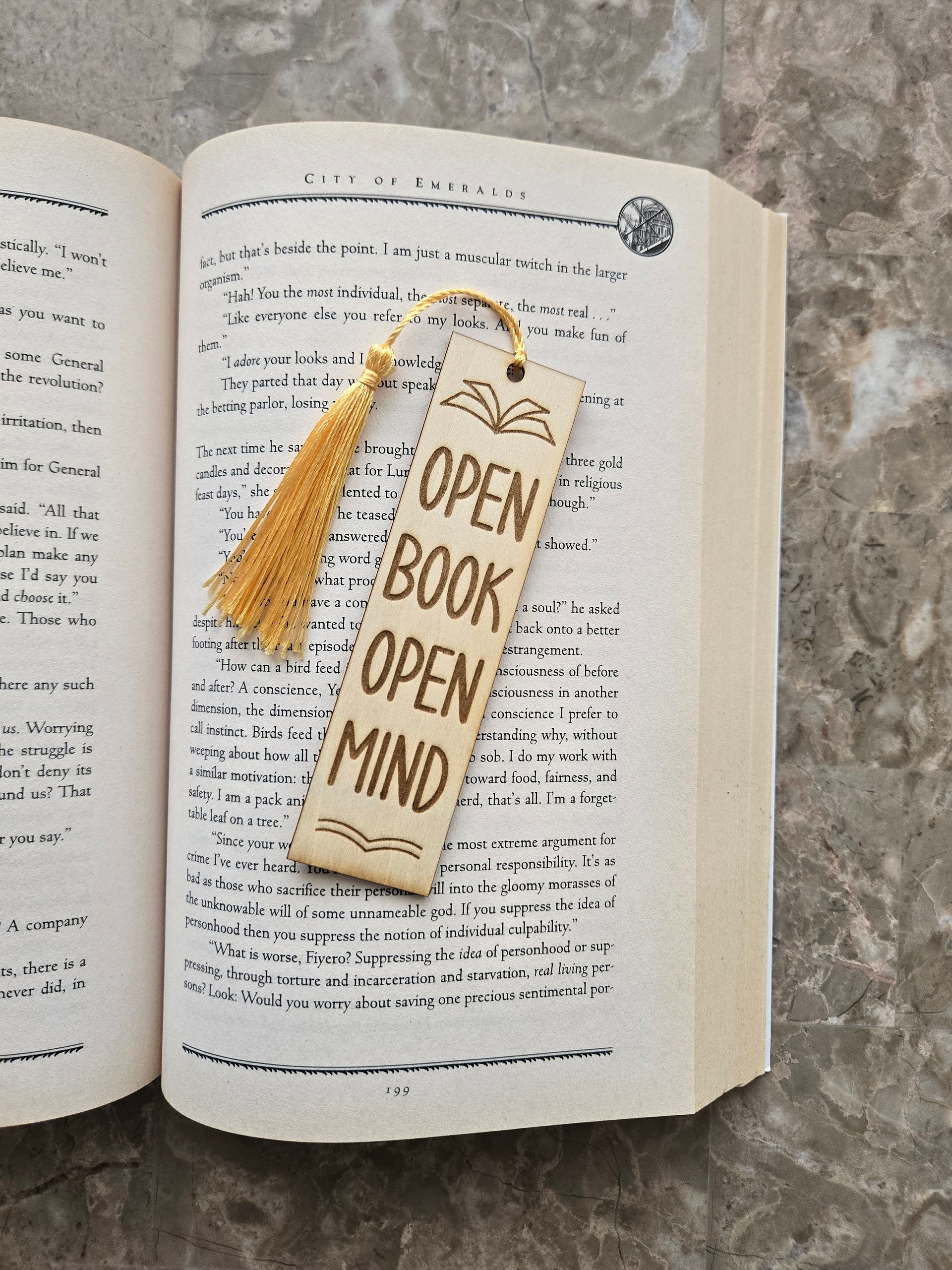 Wooden Bookmark - Open product image (2)