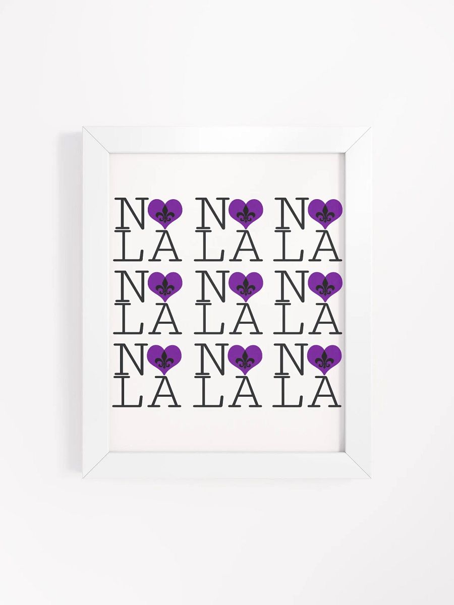 I LOVE NOLA **LEGACY POSTER** (PURPLE HEART) product image (4)