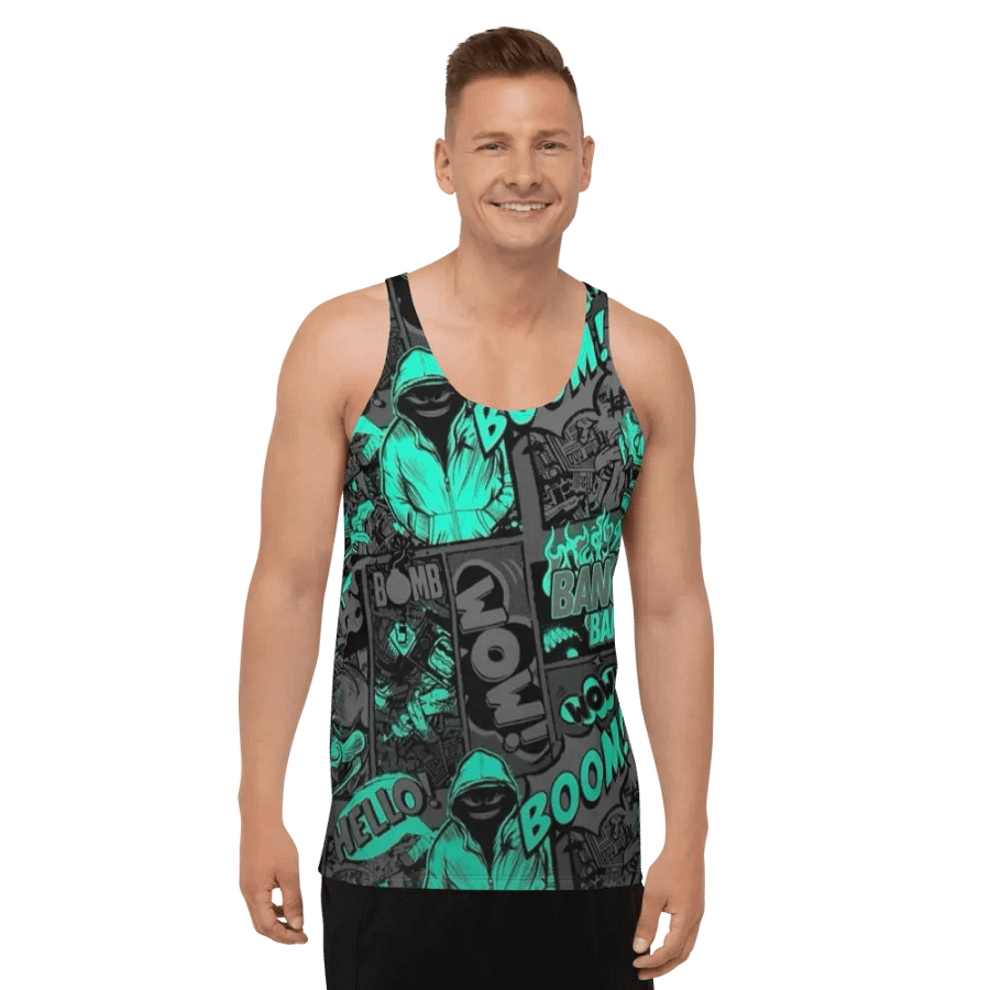 Urban Vibes Comic Tank Top product image (8)
