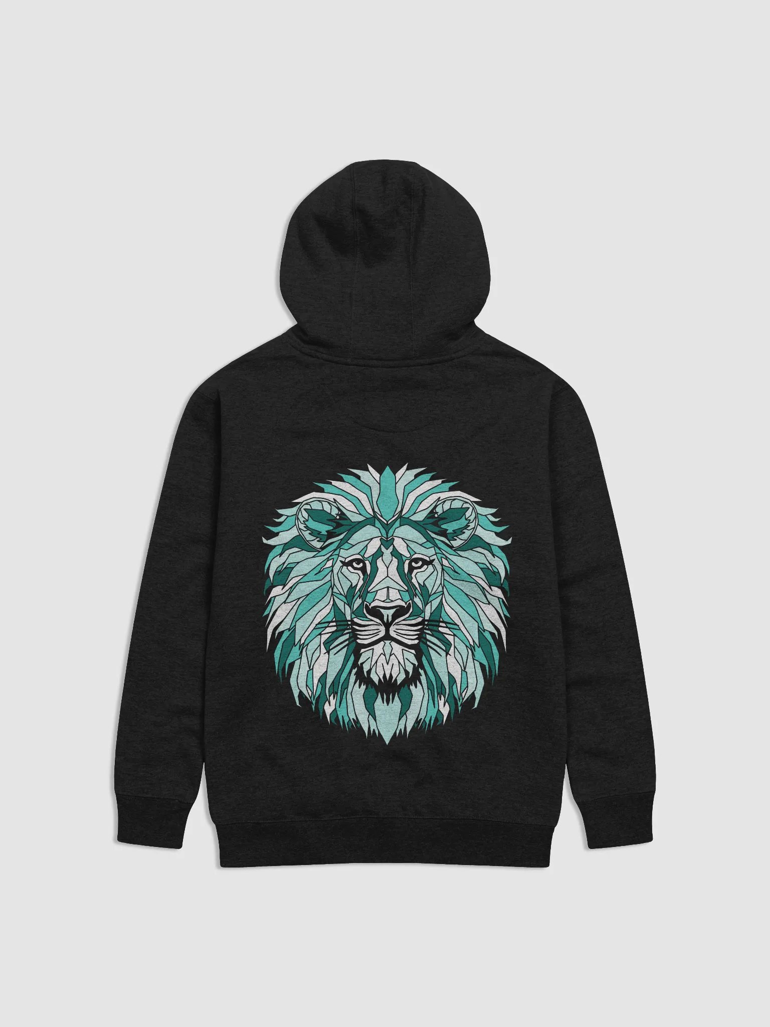 Lion of Judah Abstract Green | Hoodie product image (6)