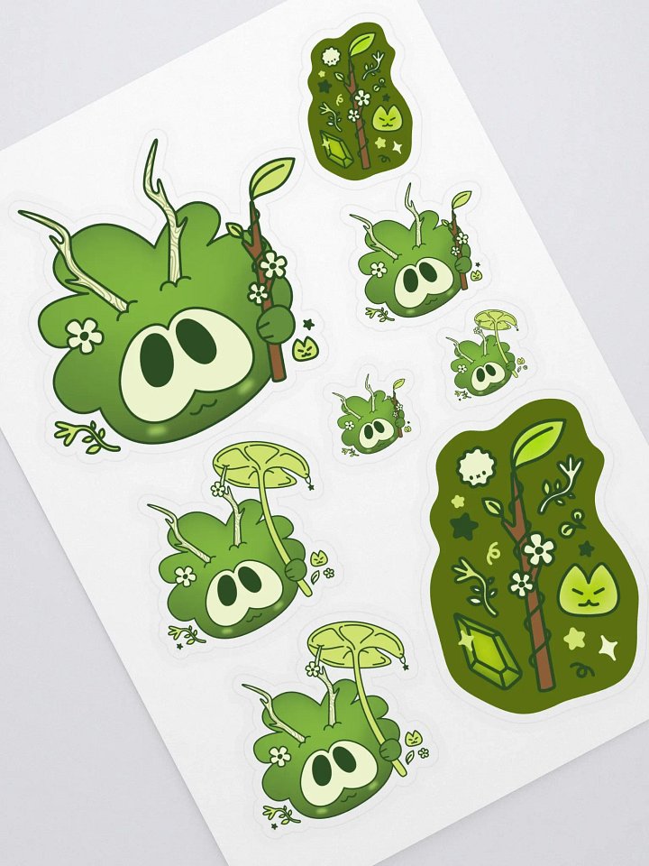 wild forest puffle sticker sheet product image (1)
