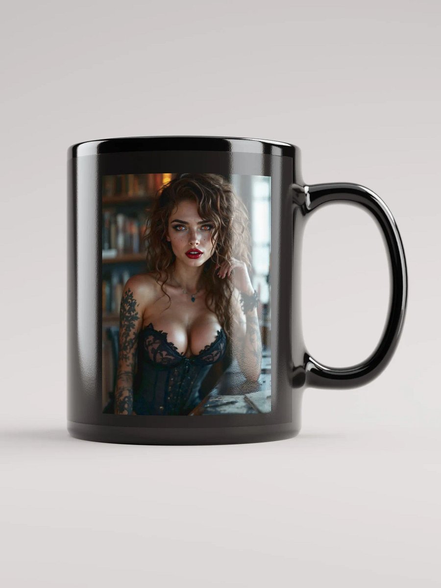 Curly Haired Vampiress Coffee Mug product image (2)
