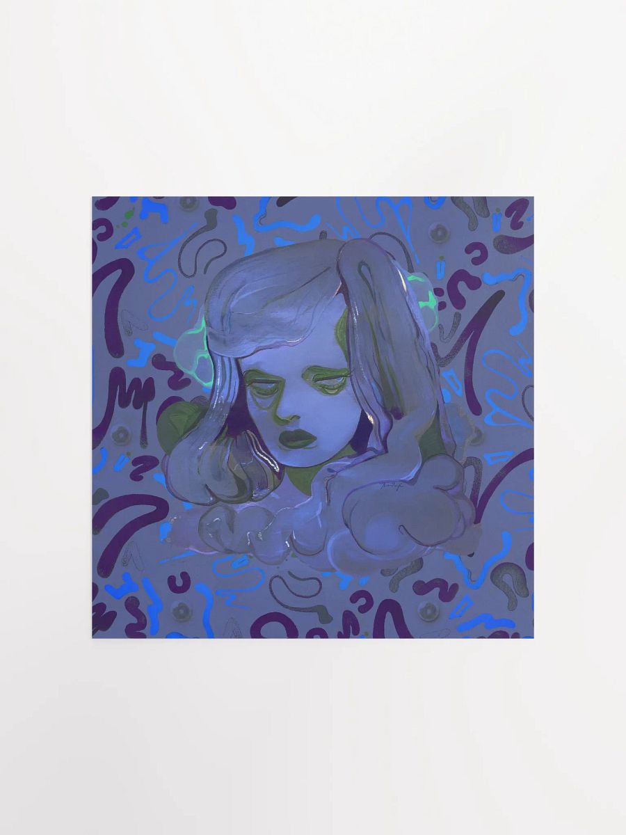 The Sea in Her Eyes Square Matte Print product image (4)