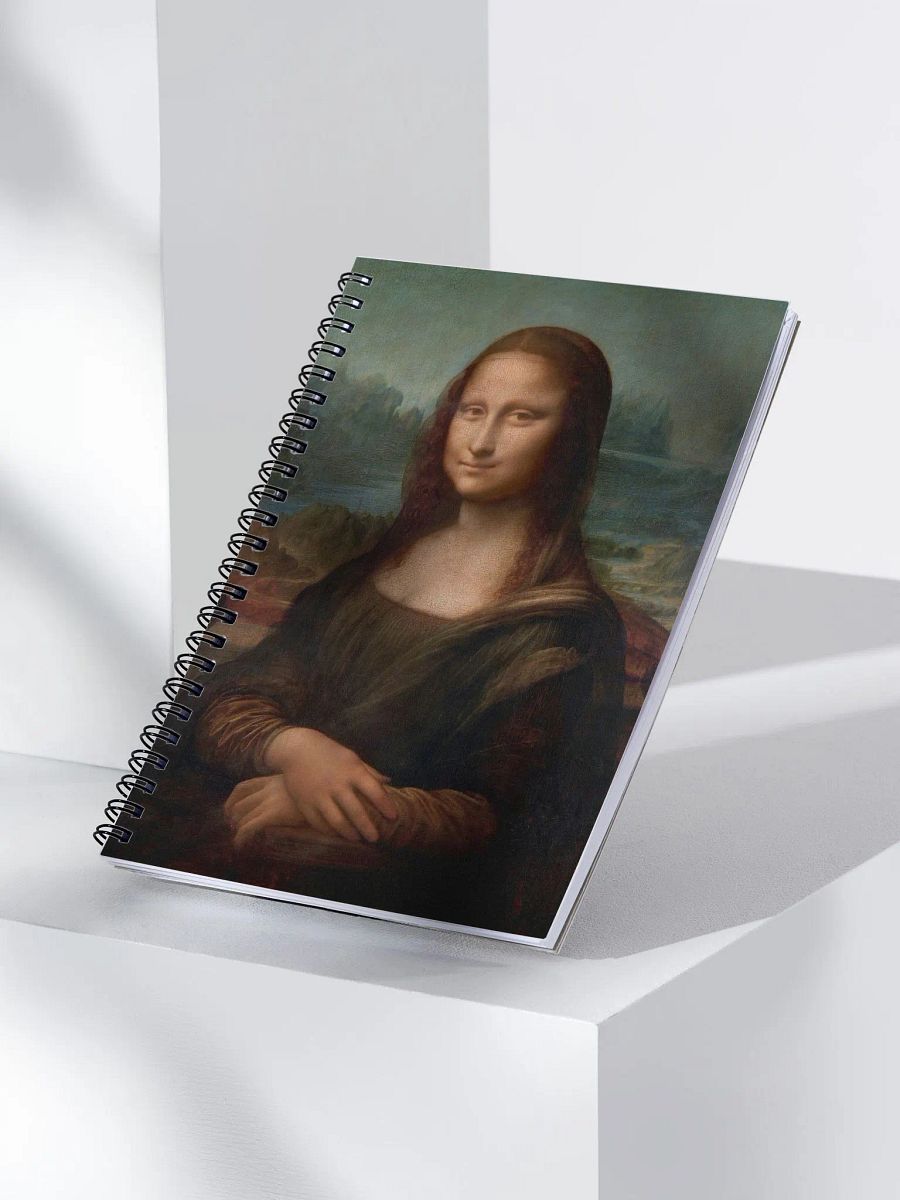 Portrait of Lisa Gherardini Spiral Notebook product image (4)