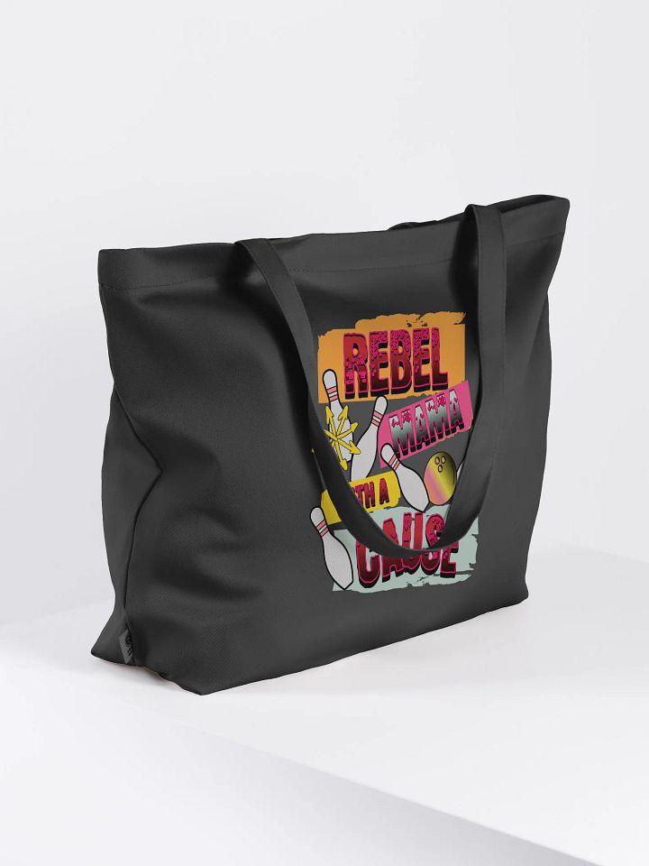 Rebel Mama With A Cause Bowling Eco Tote product image (1)