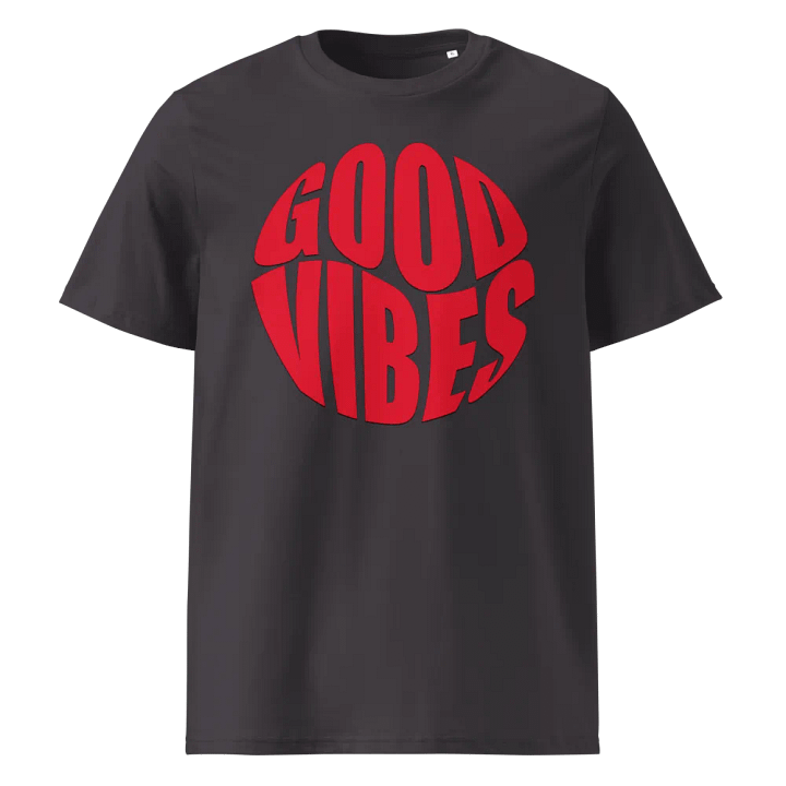 GOOD VIBES ORGANIC T SHIRT product image (5)