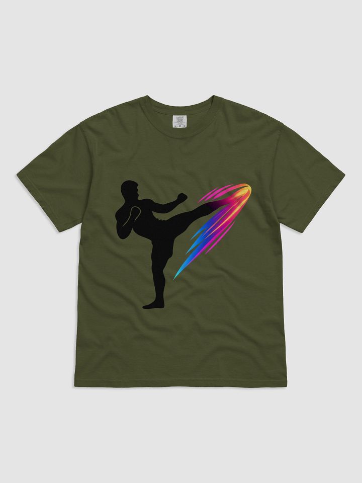 Kick Boxing Vibrant Number 2 Brush Stroke T-Shirt product image (4)