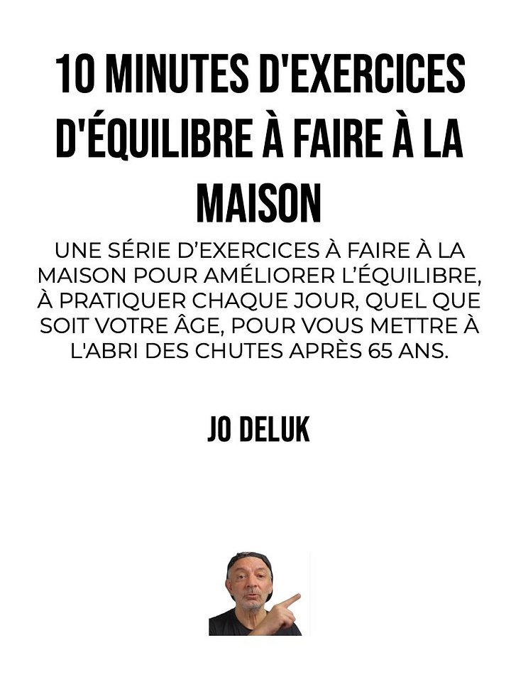 Exercices équilibre et stabilité 10 minutes d'exercices à faire à la maison product image (2)
