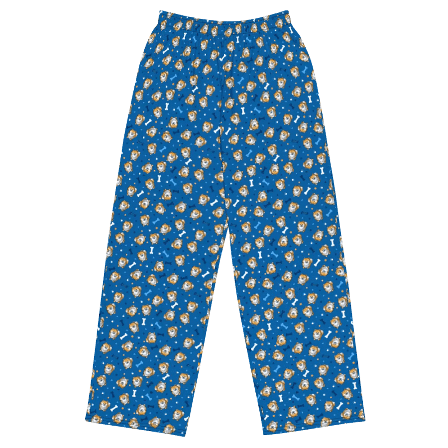 Pomeranian Blue Wide-Leg Pants product image (6)