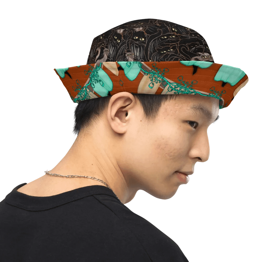 Black Cats and Pumpkins Buckethat product image (12)