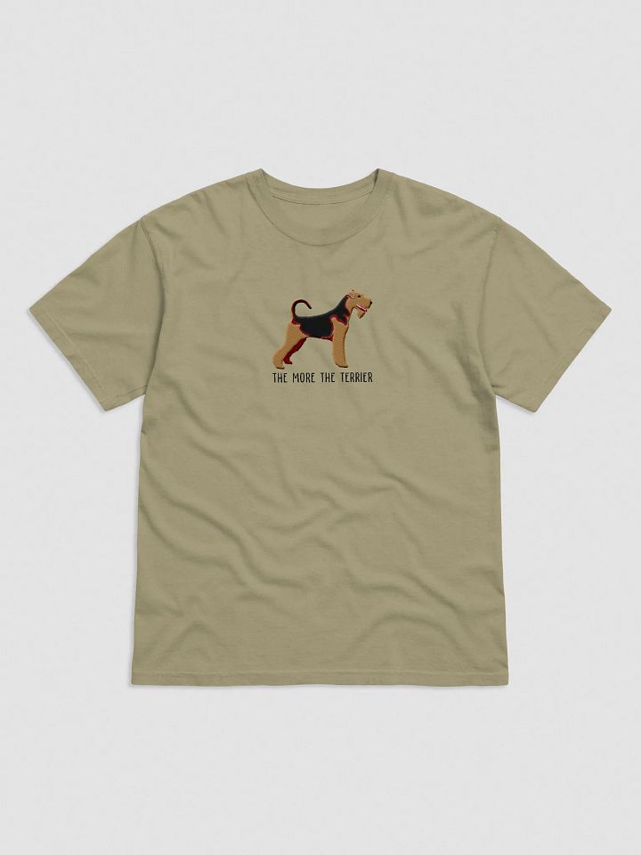 The More The Terrier T-Shirt(Embroidered) of an Airedale Terrier product image (9)