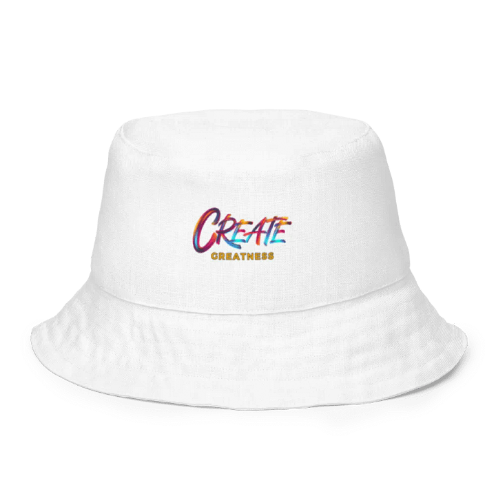 Reversible Born to Dance His Silhouette + Create Greatness Bucket Hat product image (2)