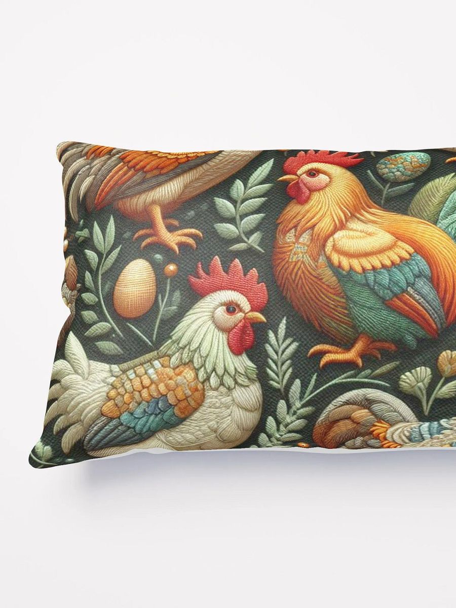 Chicken Hen Rooster Chick Lover Lady Mom Farmer Throw Pillow product image (3)