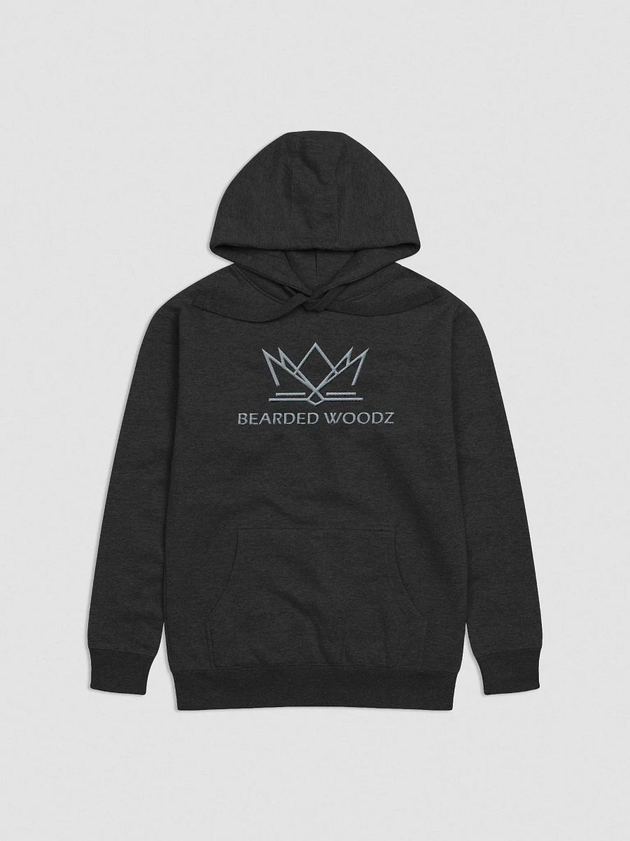 Men's Bearded Woodz Hoodie (Grey Embroidery) product image (1)