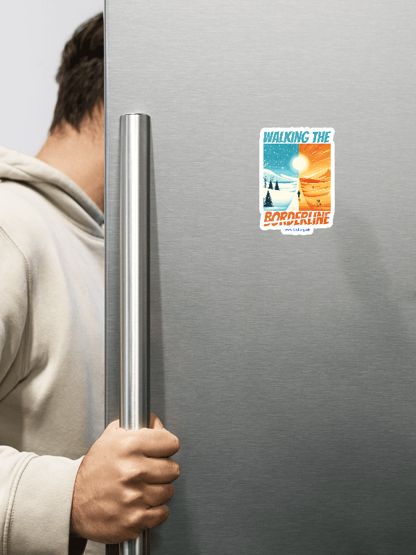 Walking The Borderline: BPD Awareness Magnet product image (1)