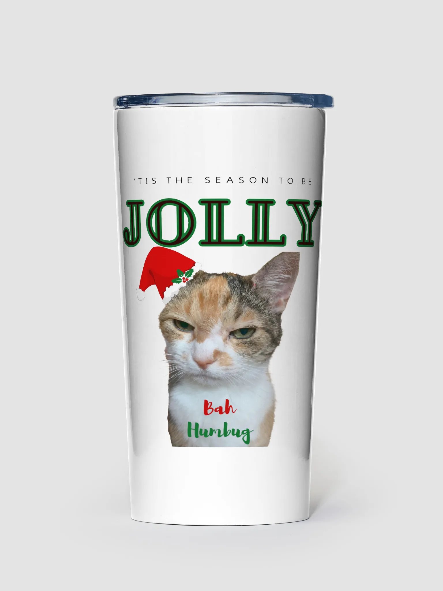 JOLLY Cat Bah Humbug 20oz Tumbler product image (1)