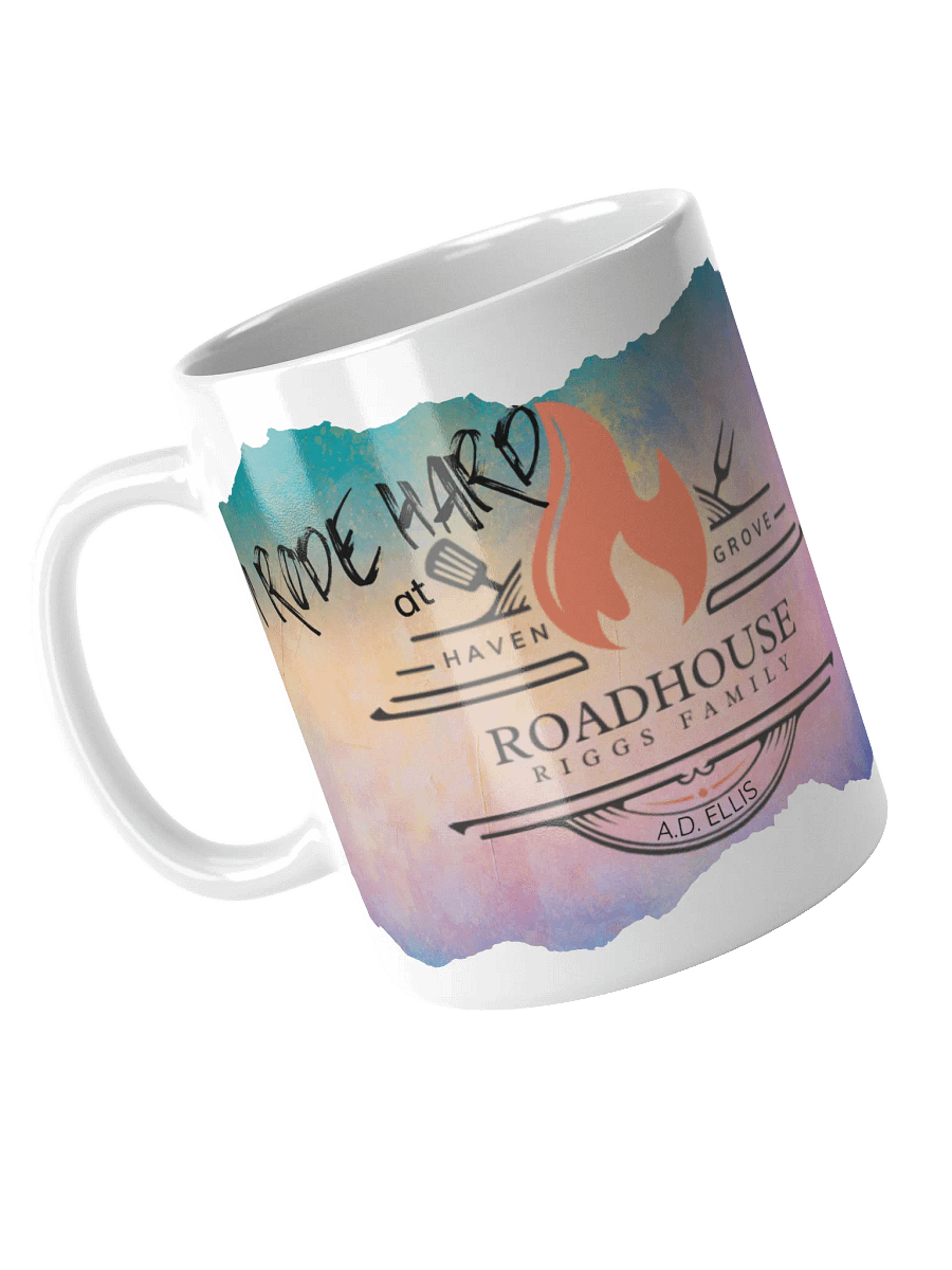 Rode Hard at the Roadhouse White Glossy Mug product image (1)