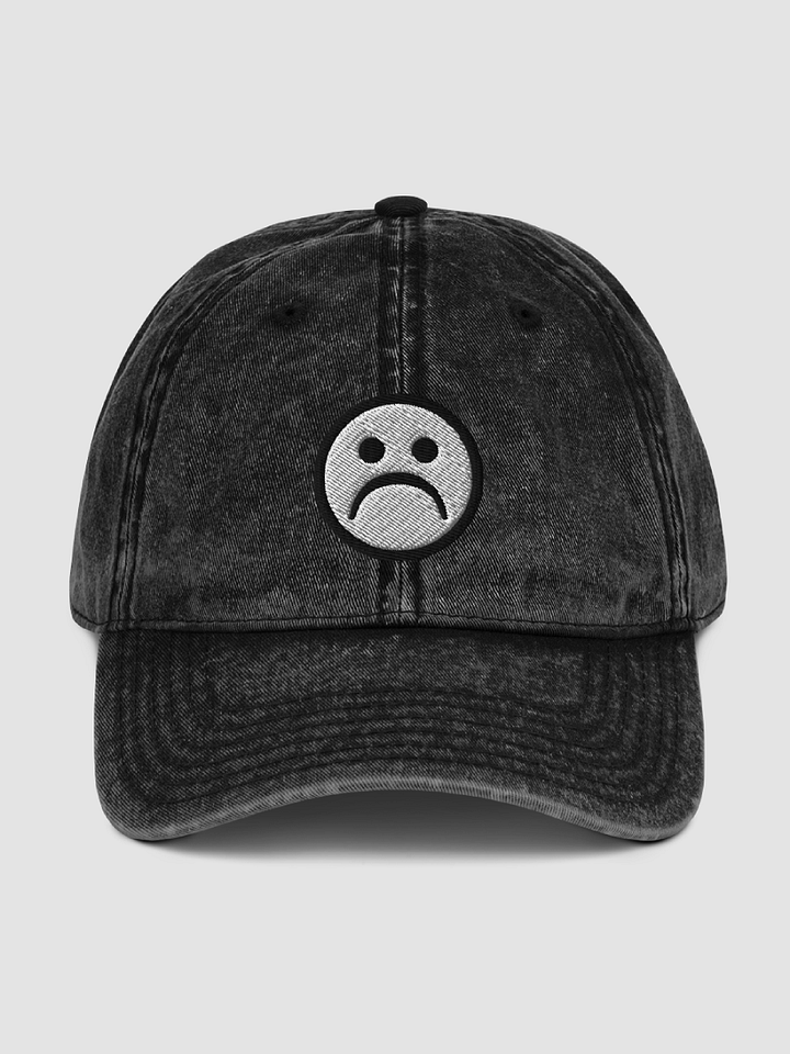 Sad face - Washed Out Vintage Hat product image (1)