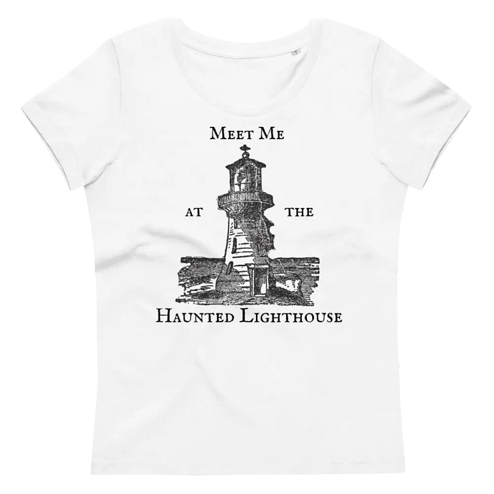 Haunted Lighthouse Organic Cotton Fitted Tee product image (2)