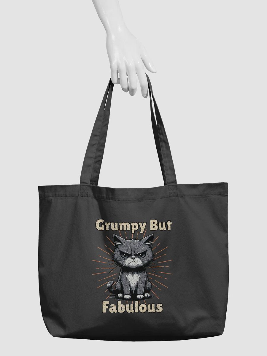Grumpy But Fabulous Cat Organic Tote product image (3)