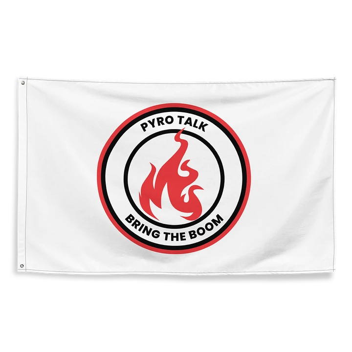 PyroTalk Logo Flag product image (2)