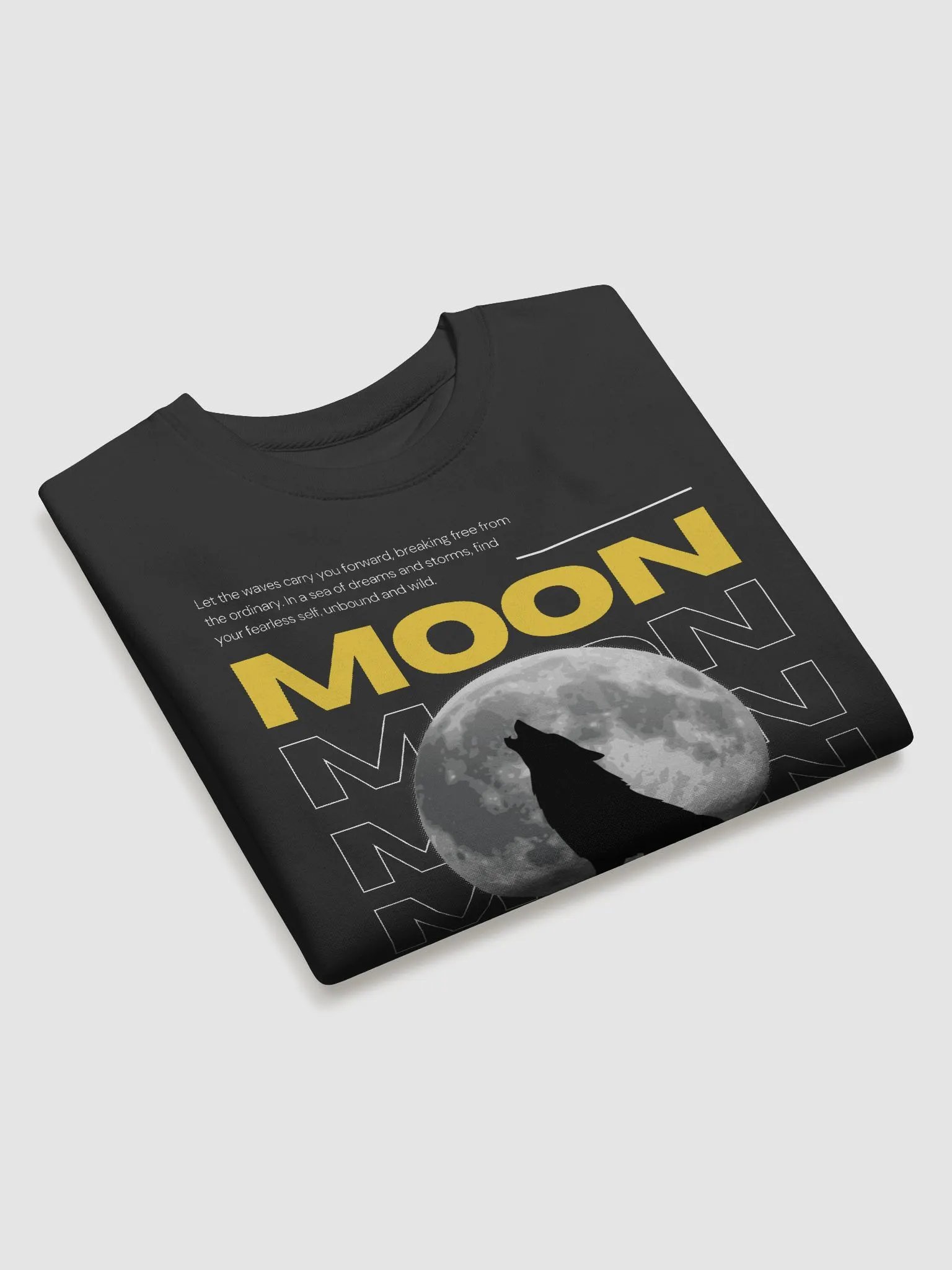 Howling Moon Silhouette Sweatshirt product image (21)